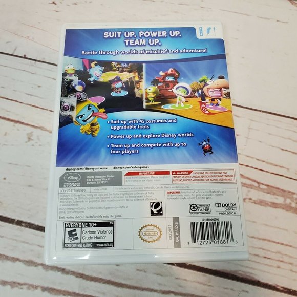 Disney Epic Mickey 2 Cars 2 & Disney Universe Wii Game Bundle No Scratches - Picture 4 of 12